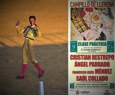 Cristian Restrepo Jr. en Badajoz.: 2 Orejas, Inteligencia y Arte